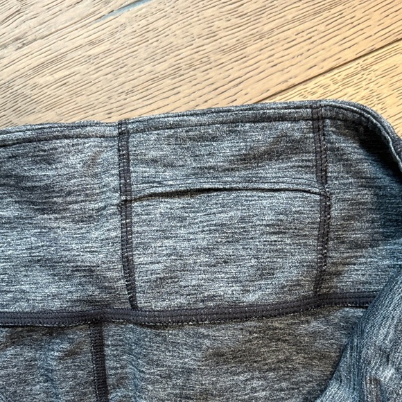 Athleta Heathered Gray Leggings Large - Picture 3 of 5